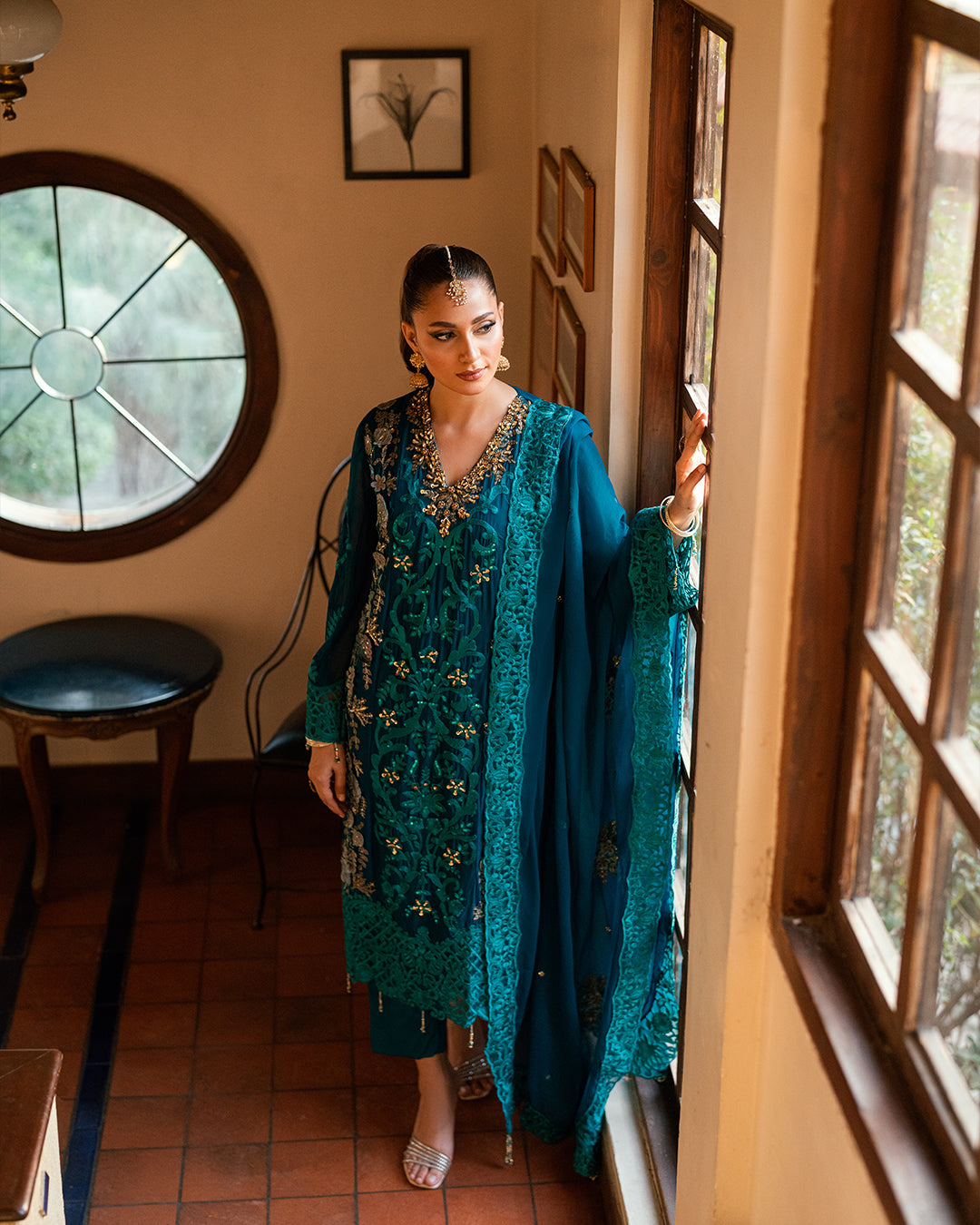 Teal Blue Suit